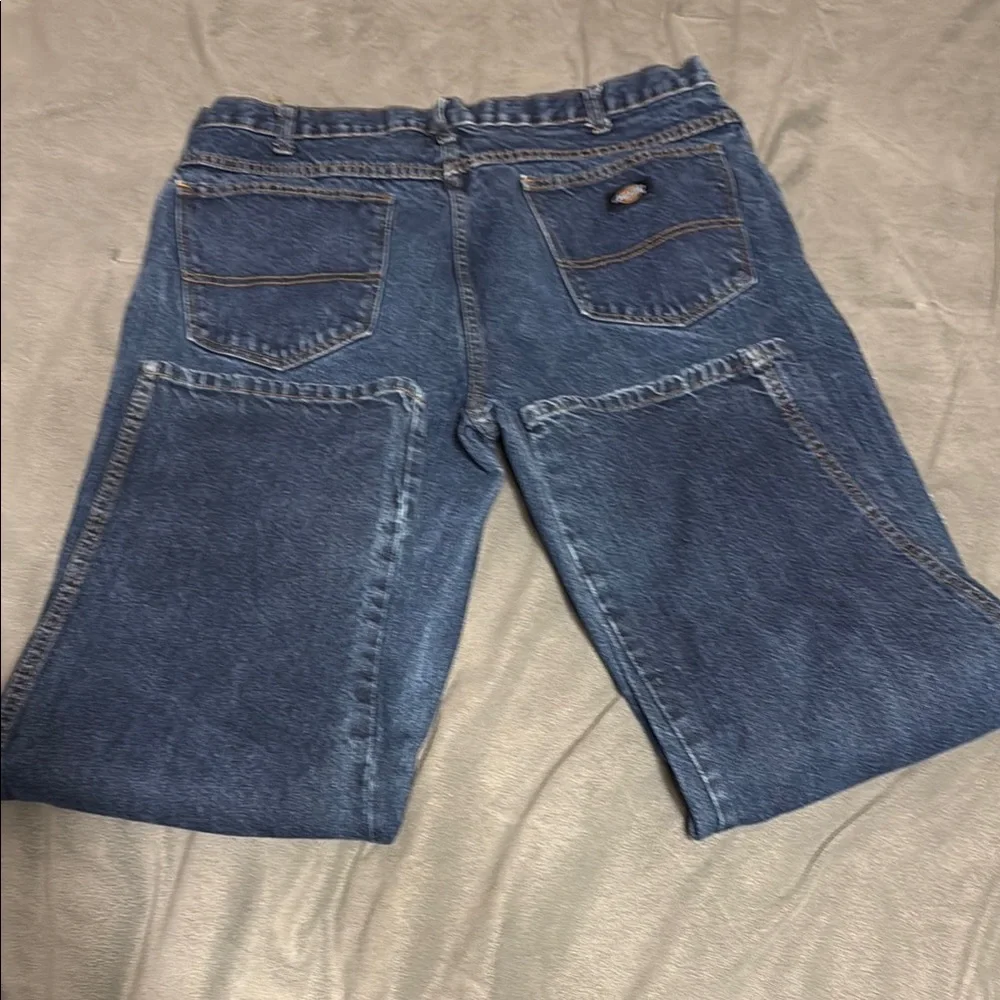 Vintage 90’s Dickies Men's Straight Blue Jeans - Picture 4 of 5